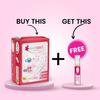 Everteen Combo 40 Xxl Soft Neem Safflower Sanitary Pads For Women With Free Menstrual Period Pain Relief Cramps Roll-On view 3