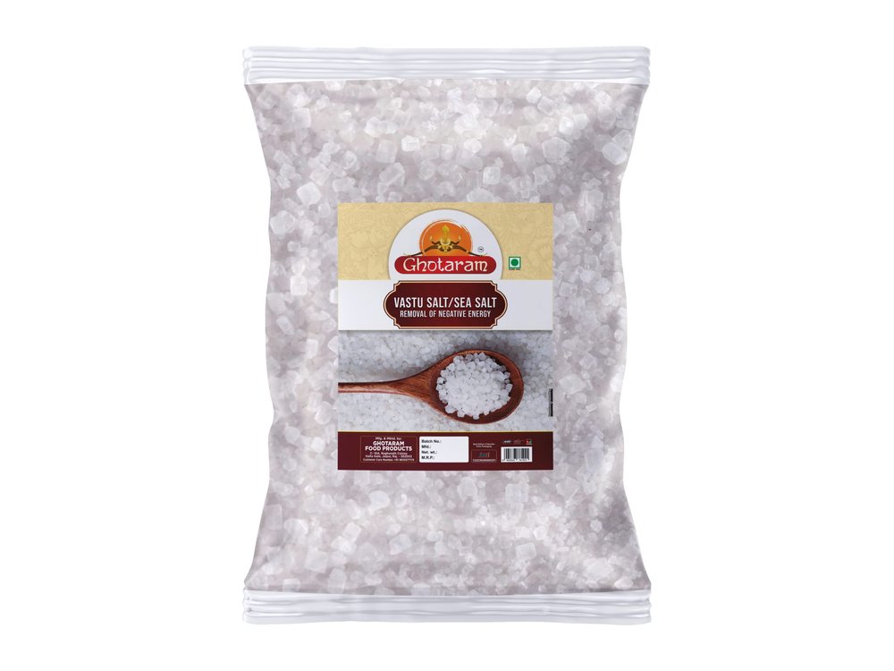 GHOTARAM Diwali Sale Drishtwarti Sea Salt Crystal Salt Un-Filtered Sea Salt||Hand Cleaned Chemical Free Salt/Sabut Namak Rich In Minerals-200GM*1Pack Great Indian Festival