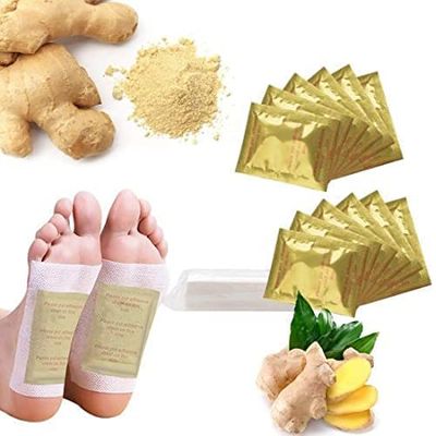 4beauty Therapy Detox Foot Patches, Pain Free Foot Pads for Stress Relief Sleep, Remove Toxins Cleansing Detox Foot Patches Kit for Release Body (10)
