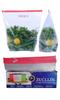 MOBDESK Zip Lock Pouches, Bag for Storage, Re-usable, Ziplock Bags Fridge Freezer Food Storage Zip Lock Pouch for Fridge Bag Microwave Safe, Washable, Transparent &bpa Free (Pack of 5)- Ur- 6325 view 1
