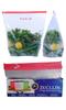 MOBDESK Zip Lock Pouches, for Storage, Re-usable, Ziplock Bags Fridge Freezer Food Storage Zip Lock Pouch for Fridge Bag Microwave Safe, Washable,Transparent &bpa Free (Pink- 20pcs)- Ur-451 view 1