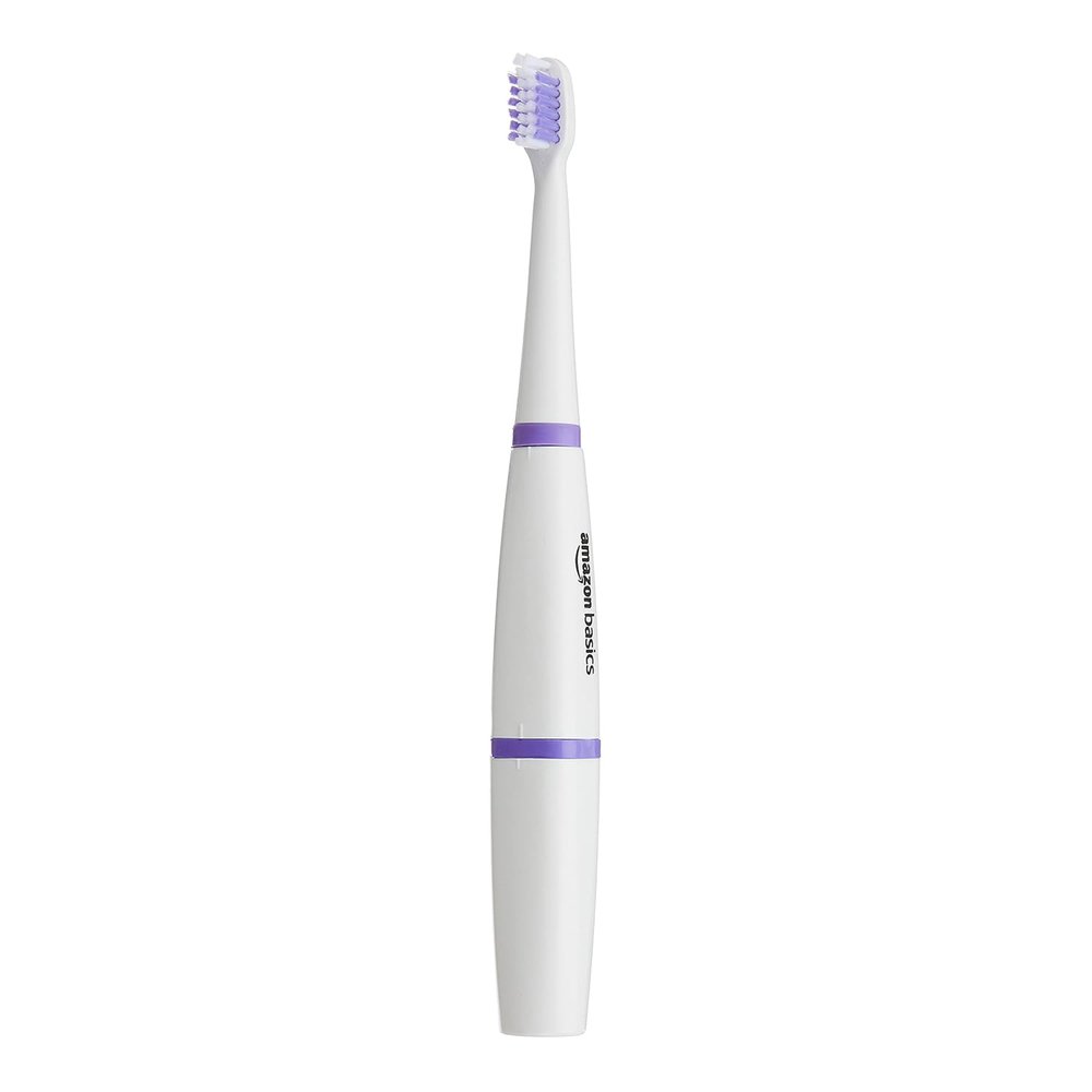 Amazon Basics Electric Automatic Toothbush for Adults- AA Battery Powered