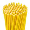 Festiko Bio-degradable Paper Straws (Size -6mm|Pack of 100 Pcs|Yellow & White Striped), Paper Straws for Drinking, Food Grade Paper Straws for Kids view 3