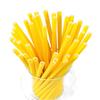 Festiko Bio-degradable Paper Straws (Size -6mm|Pack of 75 Pcs|Yellow), Paper Straws for Drinking, Food Grade Paper Straws for Kids view 1