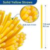 Festiko Bio-degradable Paper Straws (Size -6mm|Pack of 75 Pcs|Yellow), Paper Straws for Drinking, Food Grade Paper Straws for Kids view 2