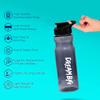 COOL INDIANS Combo Pack of 2 Shaker Bottle 600ml with Hand Gripper|Shaker Bottles for Protein Shake 100% Leakproof Guarantee Protein Shaker|Hand Grip|Sports Grip (Black) view 2