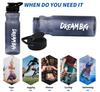 COOL INDIANS Combo Pack of 2 Shaker Bottle 600ml with Hand Gripper|Shaker Bottles for Protein Shake 100% Leakproof Guarantee Protein Shaker|Hand Grip|Sports Grip (Black) view 4