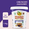 DR P NUT Peanut Butter 1Kg | 26g Protein | Cholesterol Free | Non GMO | Gluten Free | Zero Trans-Fat | 9g Fiber | 100% Roasted Peanuts | Healthy & Tasty Nut Butter (1000 Gm) (1KG, Crunchy Jaggery) view 3