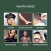 Hair Line Professional Barber Shaving Cut Straight Edge Razor, Safety Beard Salon Smooth Shave Cutting Folding Ustra for Men_Steel view 4
