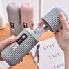 ARANKA Capsule Shape Travel Toothbrush Case Holder, Portable Toothbrush Storage Box, Plastic Toothbrush Storage Holder for Travel Bathroom Hiking Camping Pen Pencil Stationery Box (Pack of 2) view 3