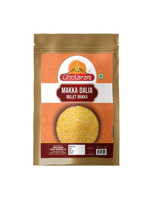 GHOTARAM Diwali Sale Marwadi Makki Daliya Porridge"Queen of Cereals"Cracked Corn/Flint Corn Daliya|Broken Maize Makkah/Makka Daliya-980g(980g*1Pkt) Great Indian Festival