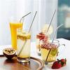 Metal Straws Stainless Steel Straws Reusable Drinking Straws with Cleaning Brush - 10.5" Ultra Long (8 Straight + 8 Bent Straws) view 3