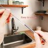Metal Straws Stainless Steel Straws Reusable Drinking Straws with Cleaning Brush - 10.5" Ultra Long (8 Straight + 8 Bent Straws) view 4