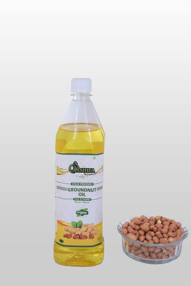 AASHITA Cold Pressed Groundnut/Peanut Oil (1 Litre)