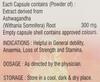 ASHWAGANDHA CAPSULE General Wellness CAPSULES, 60 Capsules x 3pcs | Help in Stress Relief | Helps Mind & Body (PACK OF 3) view 3