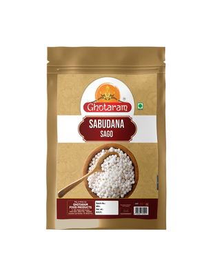 GHOTARAM Diwali Sale Organics Javvarisi Tapioca Pearls//Sabudana/Sago/Saksak/Sabu(Gluten Free) Rabia/Sagu|Building Powerful Muscles/Boosts nervous system-3980g Great Indian Festival
