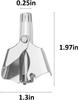 Citaaz Ear and Nose Hair Trimmer - Professional and Painless with 12 Double-Edged Blades, Universal for Men and Women, Battery-Free, Waterproof, Small and Easy to Clean and Carry.(Silver) view 3