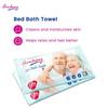 Amkay Disposable Bed Bath Towels  100% Safe, Alcohol-Free, Antibacterial Wipes for Adults & Kids  No Water Required, Non-Woven Large Body Wipes (Pack of 1) view 2
