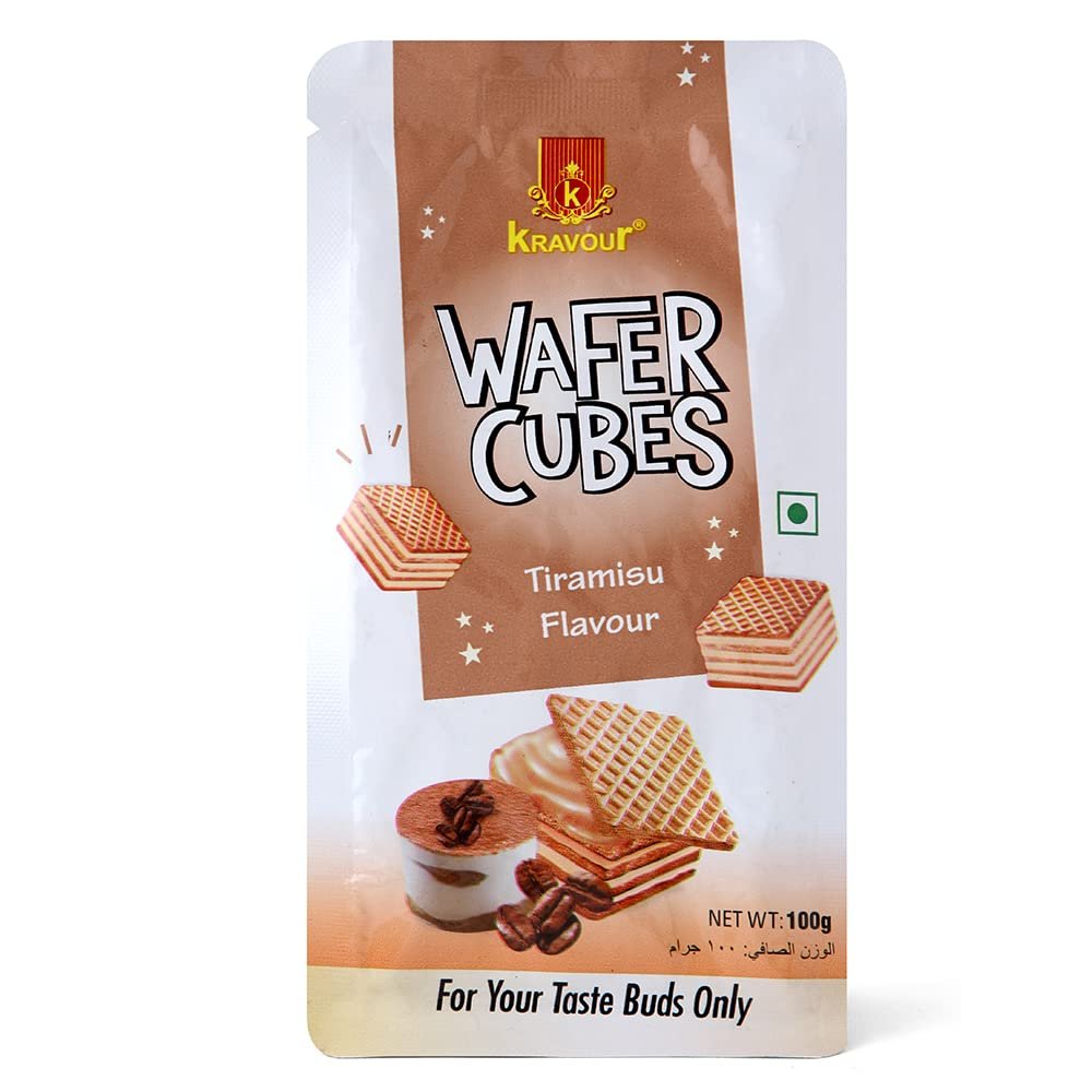 Kravour Tiramisu Wafer Cubes 100GM (18)