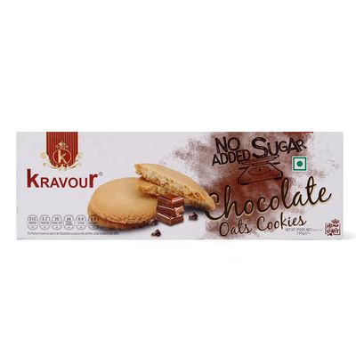 Kravour Choco Sugar Free Cookies 150Gm (12)