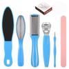 8 in 1 Pedicure Tool Kit for Feet Foot Scrubber for Dead Skin, Callus Remover, Foot Scraper, Foot File, Pitchfork, Filer for Nail Repair Tool view 1
