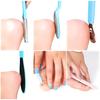 8 in 1 Pedicure Tool Kit for Feet Foot Scrubber for Dead Skin, Callus Remover, Foot Scraper, Foot File, Pitchfork, Filer for Nail Repair Tool view 3
