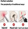 Marrone Manual Nose & Ear Hair Trimmer (No Batteries Required) - Manual Stainless Steel Nose Hair Remove, Universal for Men and Women, Small and Easy to Clean (Silver) view 3