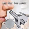 Marrone Men's Nose Hair Trimmer, Stainless Steel Manual Ear, Nose Hair Remover, Unisex, with 12 Double Edge Blades, Painless, No Batteries. Small and Easy to Clean (Silver) view 4