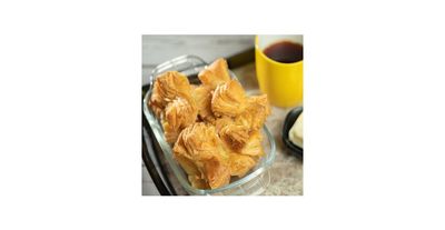Ghotaram Persian Rich Twisted Khari/Pretzel Croissants Twists sticks Puff|Chai Time Partner||Crunchy Twisted Khari/Mouth-Watering Handcrafted Butter Twist Khari Biscuits/Sponge Puff-400g(400g*1Pac)