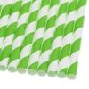 CALANDIS 10Pcs Coconut Tree Striped Drinking Straws Hawaiian Party Favor Green | 10 Pieces Straws view 4