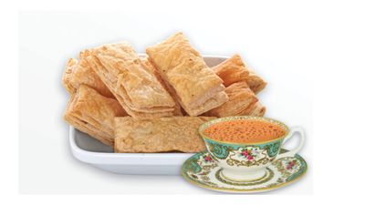 Ghotaram Agnivanshis Rich Plain Khari Puff Snack/Golden Plain Puff Pastry Bites/Crunchy khari batti Puff Sticks||Healthy Indian snack Chai-Coffee Time Partner Fresh Baked-200g(200g*1Pac)