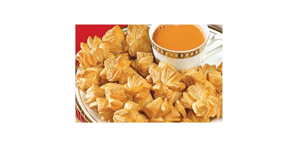 Ghotaram Jaipur's Johri Baked Twisted Khari Puff Twisties//Mouth-Watering Twisties Twisted Khari Puff Pastry|Crunchy Namkeen Breakfast Snacks|Twisted Cookies/Khari biscuits Puff-150gm