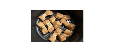 Ghotaram Authentic Twisted Khari Puff Indian Twisted Khari Puff/Croissant Twists Khari Snack Biscuits Great with chai or coffee/Pretzel Khari with a Mouthwatering Aroma and Taste-450g(150g*3Pac)