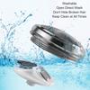 Mini Electric Beard Trimmer, Electronic Beard Clipper 2w 6600 RPM Silent Motor 3 Tool Heads for Home (Black LR063682) view 4