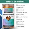 Roastum Makhana Chips 150gm (Pack of 4) Delicious, Healthy and Crunchy Spicy Makhana Snacks, Very Peri Peri Flavored, Rich in Protien and Fibre Gluten Free Makhana Chips view 4