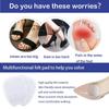 5 Pairs Non-Slip Tongue Cushions - Thin Felt Forefoot Pads for Men & Women - Invisible Shoe Tongue Cushions - Foot Pain Relief view 2
