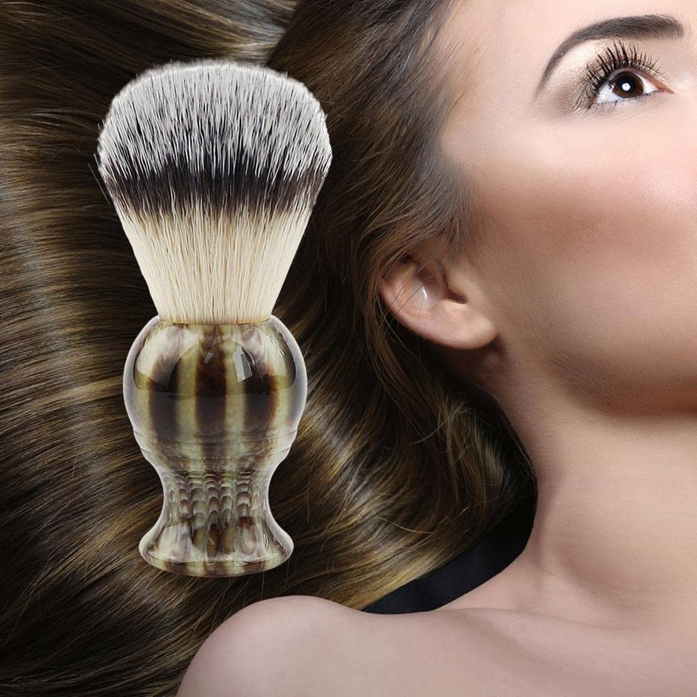 Milaan Pro Barber Men Shaving Brush Beard Cleaning Grooming Salon Tool N3