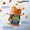 Heeva Classic Crunchy Peanut Butter 1kg, Made with Roasted Peanuts | Farm Peanuts | 26 g Protein| Gluten Free | High Fibre | GMO Free | Suitable for Vegan | Crunchy Peanut Butter view 4