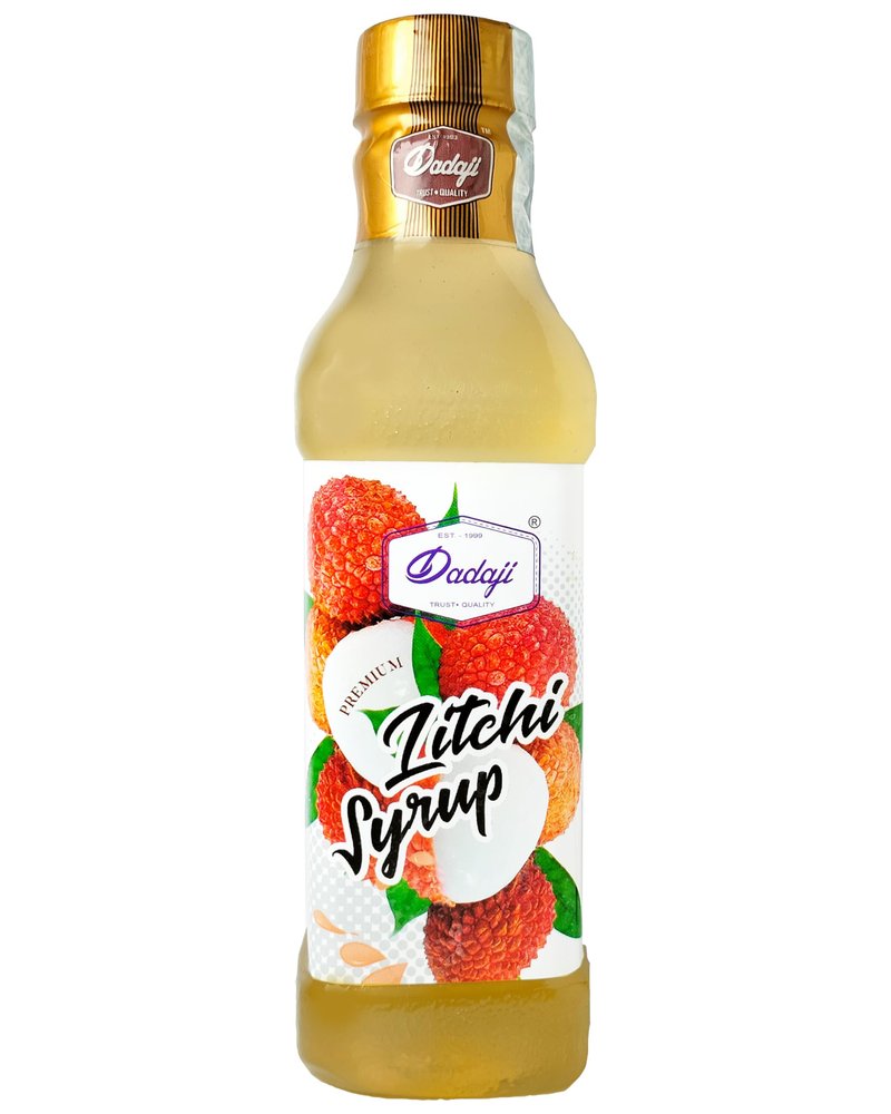 Dadaji premium Litchi Syrup- Instant Summer Refreshing Summer Drink (750ml)