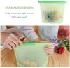 Hypexa Reusable Washable Leak-proof Silicone Food Storage Preservation Bag Airtight Seal Fridge Storage Pouch Microwave,BPA- free (1000 Ml Pack of 4) view 4