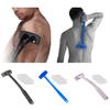 THE STYLE SUTRA Long Handle Back Shaver Body Razors Painless Hair Remover with 5 Blade Black | 1 Piece Back shaver 5 Pieces Blade1 Box view 3