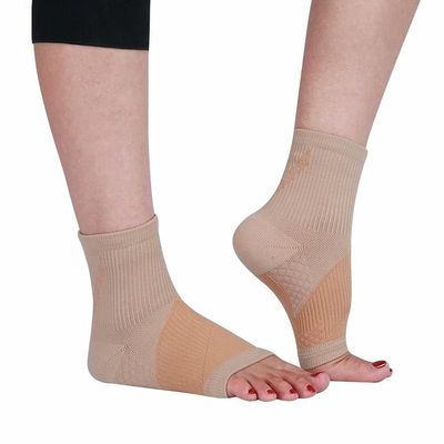 Ankle Compression Sleeve for Women Men, 20-30 mmHg Foot Sleeves for Ankle Heel Support Injury Recovery for Sports Achilles, Ankle Protection for Running Cycling Dancing Ankle Sports Socks