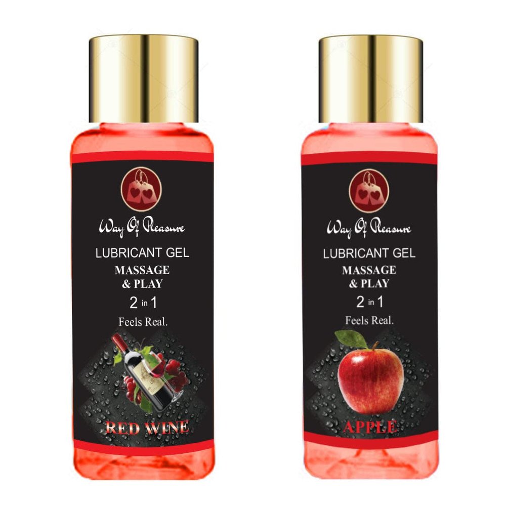 Apple & Redwine Water Washing Based Gel With Two Different fragrance Pack Of 2