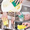 ATOOTFUSION Kitchen Cleaning Sponges, 30 Pack Dish Sponges Individually Wrapped Non-Scratch Scouring Pad Heavy Duty Scrub Sponges for Household, Bathroom, Apartments, Car Cleaning (Style 1) view 2