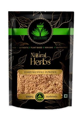 SAI HERBS Haritaki Kali Powder - Haritaki Black - Pure & Natural (100 Grams)