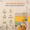 Organic Wisdom-Back to Roots Multi Millet Vegan Noodles | 384 Gm(Contains 2 Packs)| Made With 8 Super Grains | Not Fried - Sun Dried | Junk Free | No Maida, Msg or Refined Oil view 2