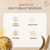Organic Wisdom-Back to Roots Multi Millet Vegan Noodles | 384 Gm(Contains 2 Packs)| Made With 8 Super Grains | Not Fried - Sun Dried | Junk Free | No Maida, Msg or Refined Oil view 4