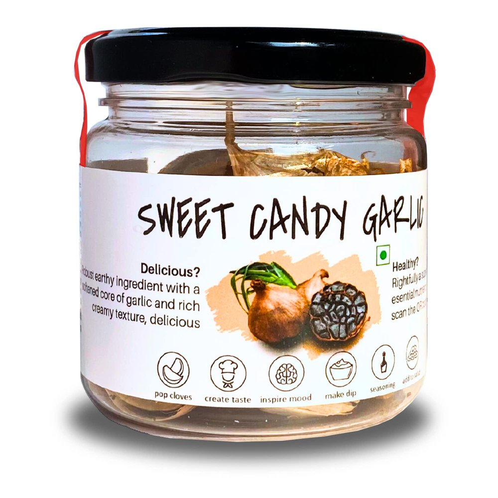 BLACK GARLIC CLOVES (50g): Cake and Cookies filling to enhance nutrition and texture