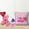 AWANI TRENDS Gift for Girlfriend | Teddy Bear with Printed Coffee Mug and Cushion | Happy Birthday Quoted Greeting Card | Combo Gifts for Sister on Birthday | Chocolate Gift Hamper (Pack Of 5) view 1