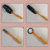 10 Pieces Zipper Pull Replacement Dress Zipper Pull Helper Hand Woven Vajra Knot Paracord Pull Tab Extender for Backpacks Jackets Luggage Purses Handbags (Black) view 4